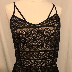 Xhilaration Black Lace Dress size XXL